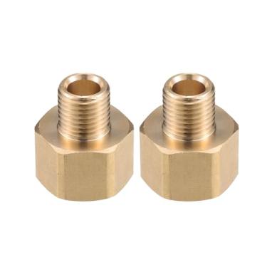 Imagem de VekAuto Conector de lavadora de pressão, M14 x 1,5 a 13 mm G1/10.2 cm adaptador macho e fêmea conector de mangueira de parafuso de latão universal para lavadora de pressão latão tom cobre acessórios