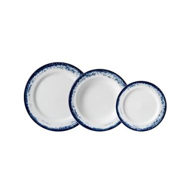 Imagem de Serviço de Baixela 18 Peças em Porcelana, Decoração Névoa Azul, Porcelana Schmidt