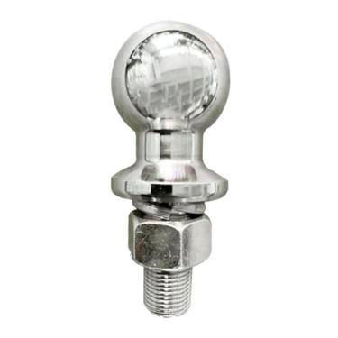 Imagem de Mqetly Bola de Engate para Reboque Genérica, 50 Mm de Diâmetro, aço Forjado, Universal para Reboques Utilitários, M25 5000 libras, Tamanho real