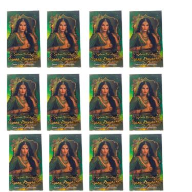 Imagem de KIT c/12 autêntico Baralho Cigana Esmeralda 36 Cartas Manual