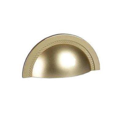 Imagem de Puxador Concha Shell Dourado 64 Mm - ZEN