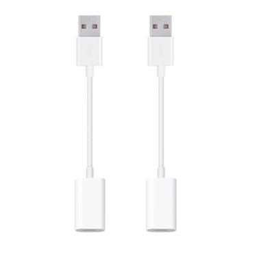 Imagem de Fidioto Cabo adaptador de áudio USB macho para Lightning fêmea, conversor adaptador USB para Lightning, suporta controle de volume, microfone compatível com MacBook computador, PC, fones de ouvido
