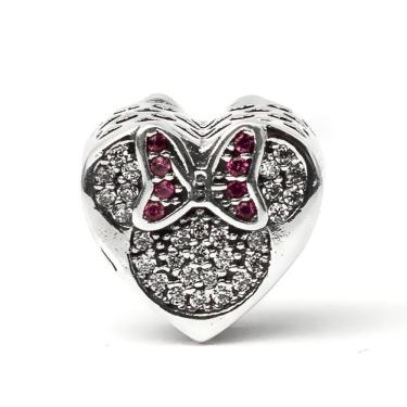 Imagem de Berloque Separador Coração Minnie