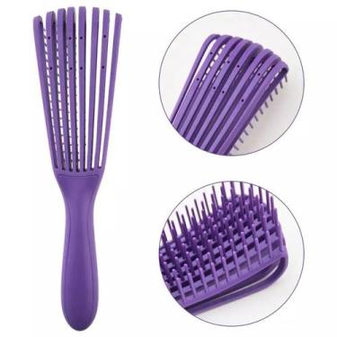 Imagem de Escova Polvo Para Transição Capilar Para Todos Cabelos - DTalle Produt
