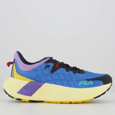 Imagem de Tênis Fila Racer Skytrail Azul e Roxo
