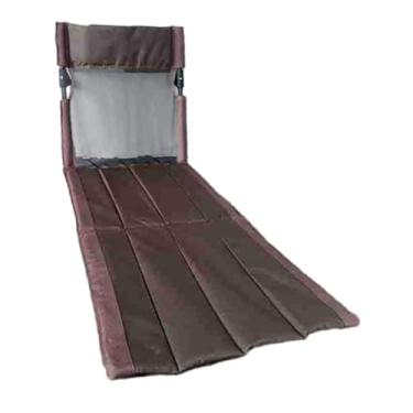 Imagem de UGPLM Cadeira dobrável para camping, praia, cadeira de gramado para camping, portátil, resistente, compacta, barraca, assento de lazer, Marrom