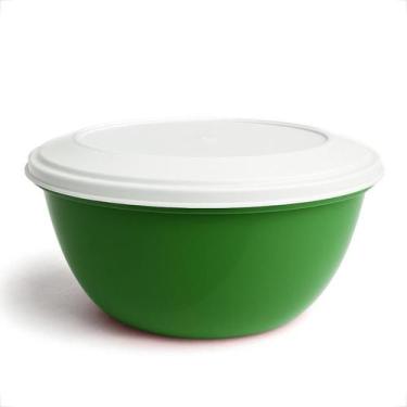 Imagem de Kit Bowl Saladeira Oval 4,6 Litros Plástica Multiuso Para Servir Alime