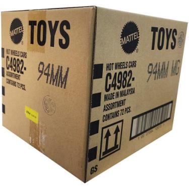 Imagem de Caixa 72 Hot Wheels C4982 2025 Coleção Revenda Brinquedo - Mattel