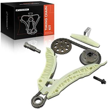 Imagem de A-Premium Kit de corrente de distribuição do motor com tensor e mais [serve para DOHC, 4Cyl 1.6L] compatível com Mini Cooper [série R59 R57 R56 R55] 2007-2012, substituição # 11317516088, 11314609482, 11217534666. 54, 11 317534833