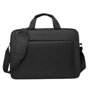 Imagem de Bolsa Pasta para Notebook Maleta Executiva Impermeável Portátil | Alça Ombro e Mão Para Viagem, Trabalho, Faculdade Ideal Para o Dia a Dia Alça Transversal Unissex - Exclusividade Izal (Preto)