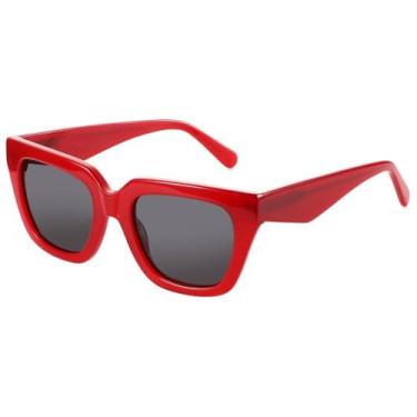 Imagem de Óculos de sol polarizados da moda com proteção UV para mulheres, armação de acetato, presente, HD5, BH01