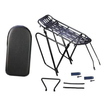 Imagem de Deevoka Suporte de carga traseiro para bicicleta, acessório para bagageiro, suporte de substituição prático e durável, para bicicleta em liga de alumínio, Style C