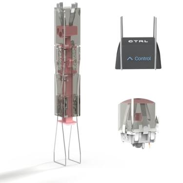 Imagem de KEMOVE Interruptor de 4 garras e extrator de teclado P10-V1 para teclados mecânicos - Design ergonômico sem dor, ferramenta omnidirecional de aço inoxidável 304 para remoção sem esforço de interruptor