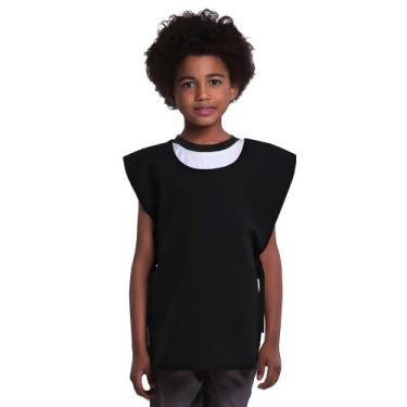 Imagem de Avental Duplo para Artes e Artesanato - DEMORGAN, Preto, M