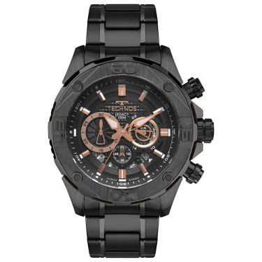 Imagem de Relógio TECHNOS masculino cronógrafo legacy preto JS25BCA/1P