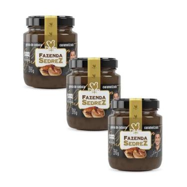 Imagem de Combo Geleia de Cebola Caramelizada 270g Fazenda Sedrez - 3 unid