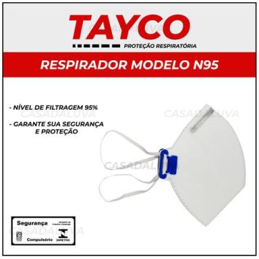Imagem de Máscara Respirador Tayco PFF2 Branco