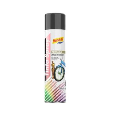 Imagem de Tinta Spray Metálica 400 ml - Mundial Prime, Grafite