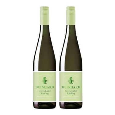 Imagem de Kit 2 Vinhos Deinhard Riesling Green Label Branco Alemanha 750ml