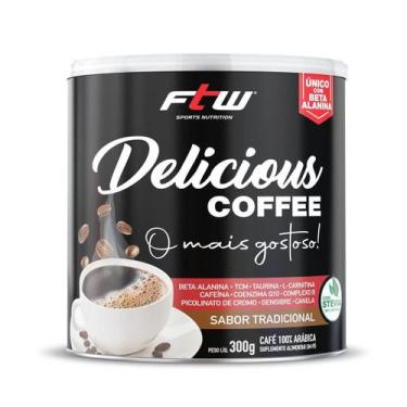 Imagem de Delicious Coffee Com Beta Alanina - 300G Sabor Tradicional - FTW Sport