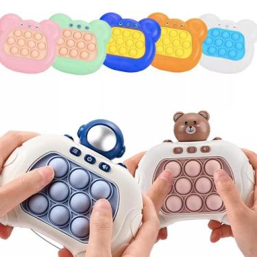 Imagem de Pop-It Mini Gamer Eletronico Console Anti Stress Musical Led - Monac