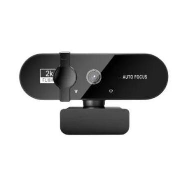 Imagem de Webcam Mini 4K 1080P Full HD 2K Com Microfone, Câmera USB Com Foco Aut