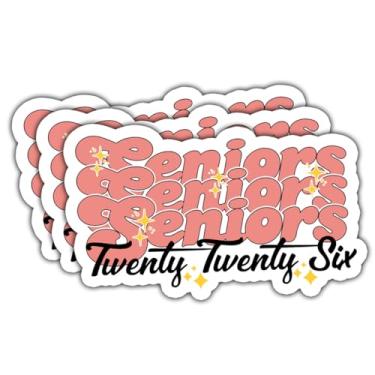 Imagem de 3 adesivos senior 2025, adesivos para idosos, decoração de carro sênior classe de 2025, ano sênior 2025 - adesivos para laptop, garrafa de água, telefone, carro, janela, capacete, vinil, adesivos de