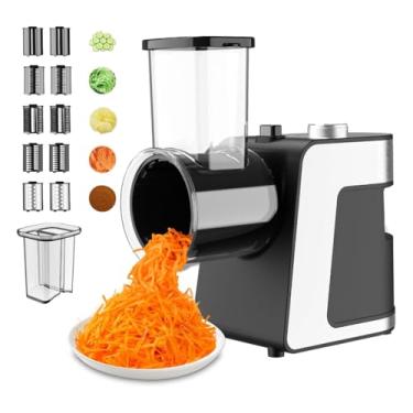 Imagem de Máquina Cortador Ralador Triturador Cozinha Elétrico Automatico Profissional 5 em 1 (110V)