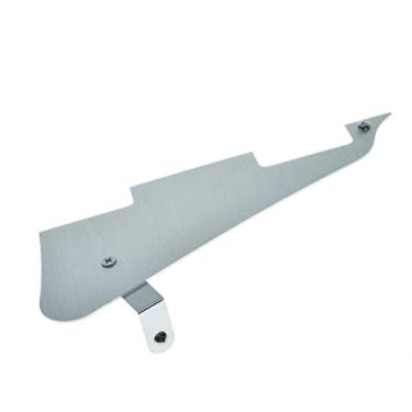 Imagem de Dopro Placa de raspagem para guitarra elétrica LP anodizada de alumínio metálico com suporte cromado serve para Epiphone Les Paul Silver