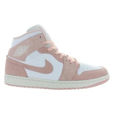Imagem de Nike Tênis masculino Air Jordan 1 Mid Se, Branco/Legend Pink Sail-branco, 43