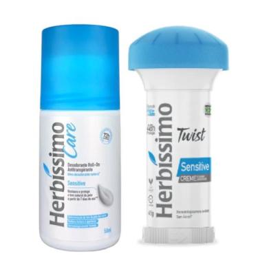 Imagem de Kit Desodorante Roll-On+Twist Sensitive Herbíssimo - Dana - Dana Cosmé