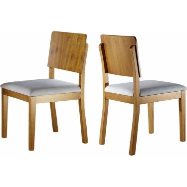 Imagem de Cadeiras para Mesa de Jantar Madeira Maciça - Vitoria - Móveis Mundial
