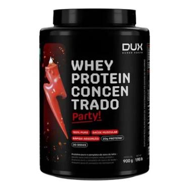 Imagem de Whey Protein Concentrado Party! Pote 900g Sabor Churros Dux Human Heal