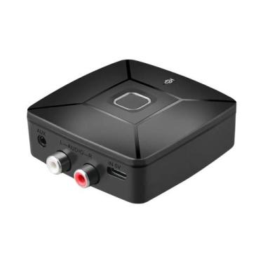 Imagem de Receptor De Áudio Hi-Fi Bluetooth 6.0 Adaptador Sem Fio 3.5mm AUX 2RCA