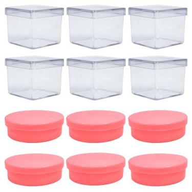 Imagem de Kit Para Docinhos Festas Caixinhas E Latinhas 5cm Com Tampa 40 Peças -