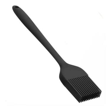 Imagem de Pincel de Silicone Cozinha Preto Pequeno 21cm Reforçado - udlandia
