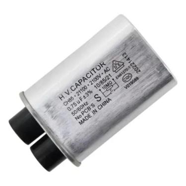 Imagem de Capacitor de Alta Tenção 0.75uf 2100v Para Microondas Electrolux Termi
