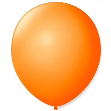 Imagem de Balão n7 50 un laranja mandarim São Roque