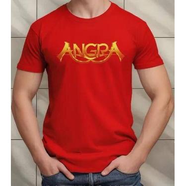 Imagem de Camiseta Camisa Algodão Feminina Masculina Adulto Banda de Rock Angraa