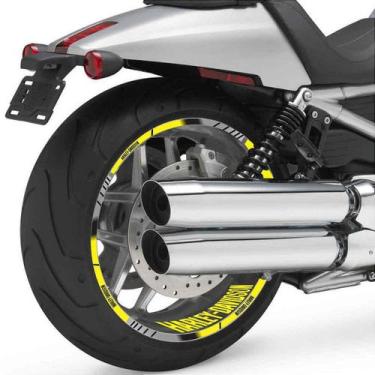 Imagem de Friso Adesivo Refletivo para Motocicletas Harley Davidson - Alta Durab