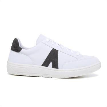 Imagem de Tenis Branco Escolar com Cinza Resistente e Estiloso, 43