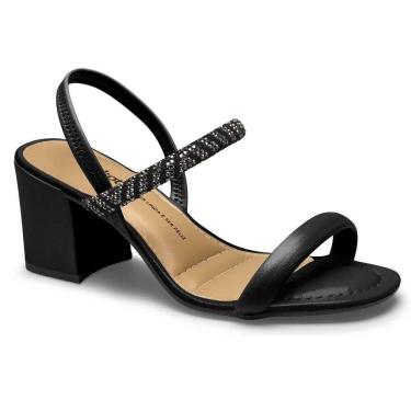 Imagem de Sandália Salto Grosso Dakota Y9962 Feminina - Preta
