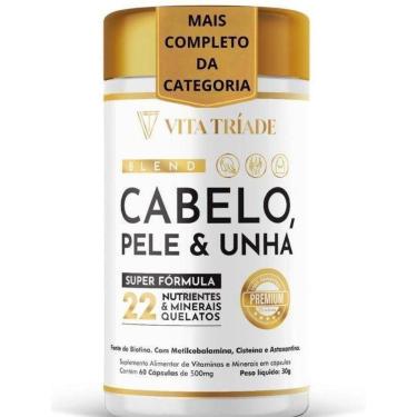 Imagem de Vitamina Cabelo Pele Unha Vita Tríade 22 Nutrientes Super Fórmula-Unissex