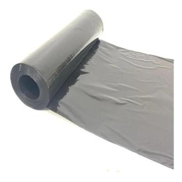 Imagem de Bobina Filme Stretch Sem Tubete 50 Cm X 500 Metros Preto - Santo Rack,