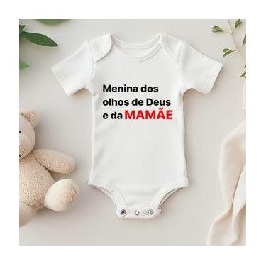 Imagem de Body Personalizado Bebê Menina Dos Olhos de Deus e da Mamãe - Baby da 
