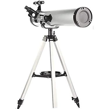 Imagem de Telescópios para adultos iniciantes, telescópios de viagem, observação de estrelas, abertura de 76 mm, telescópios