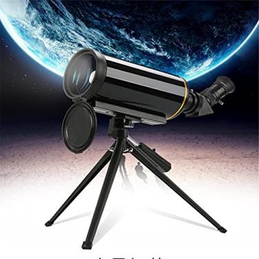 Imagem de Telescópio profissional com zoom astronômico, ampliação de 165 vezes, monóculo potente com tripé para observação do espaço profundo da lua
