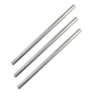 Imagem de Extensões de eixo de golfe de 3 peças - Extensões de taco de golfe de aço inoxidável duráveis para maior distância de balanço e controle | Fácil instalação para ferros, drivers e madeiras