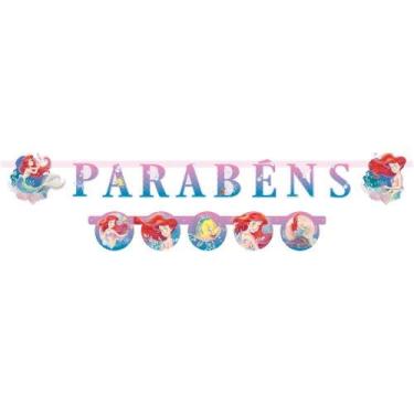 Imagem de Faixa Parabéns Ariel - Decoração de Festa - 1 Unidade - no-brand