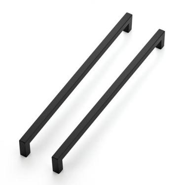 Imagem de Alças de armário de cozinha Ravinte Matte Black 33cm, pacote com 10